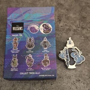 Disney Villains Enamel Potions Pin